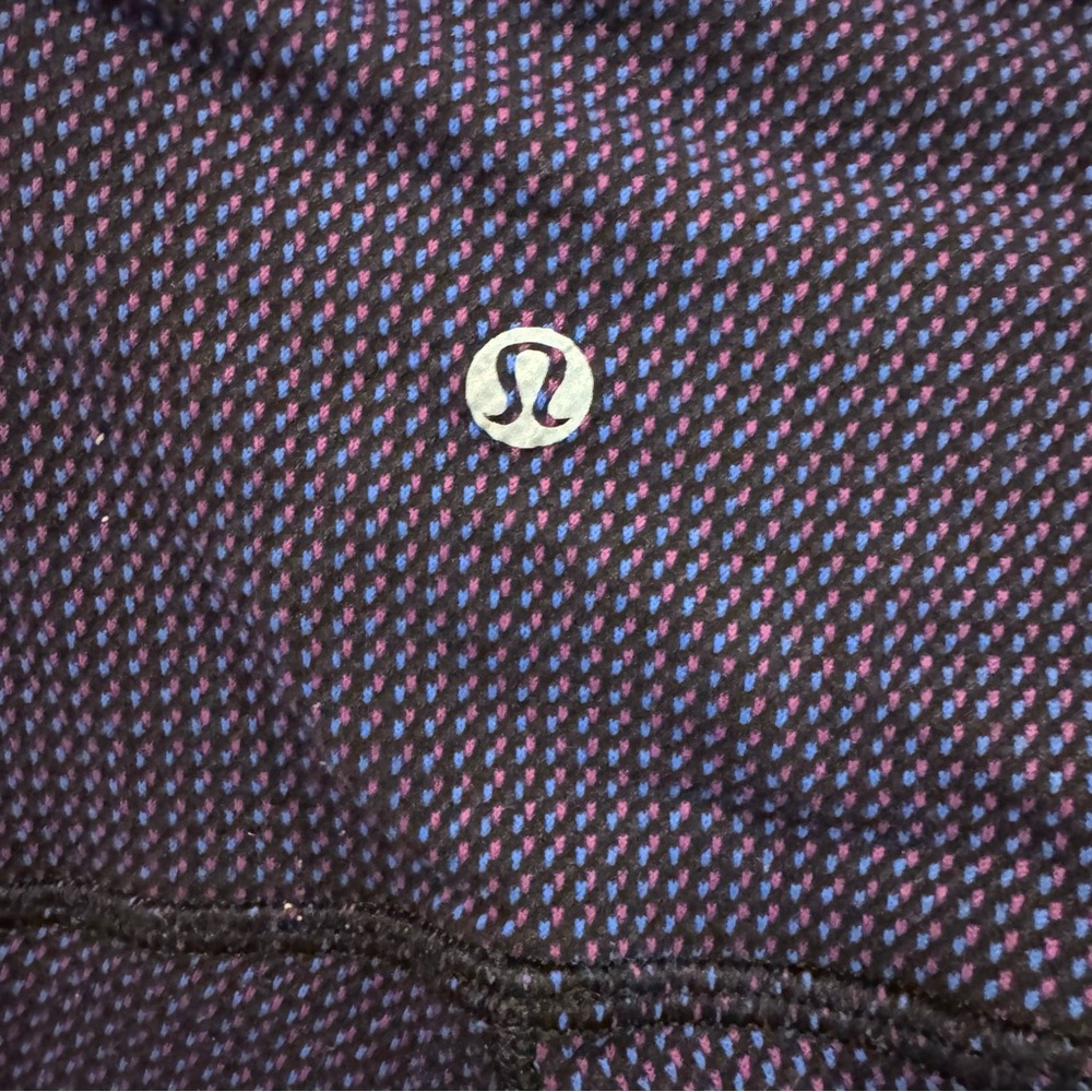 lululemon athletica Black and Blue Patterned Leggings - 6
